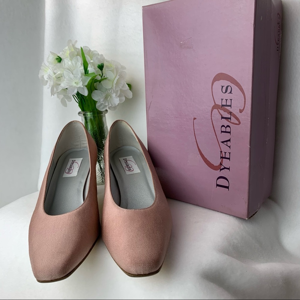 Dyeable Shoes & Purse 3”Heel Sz 9.5D